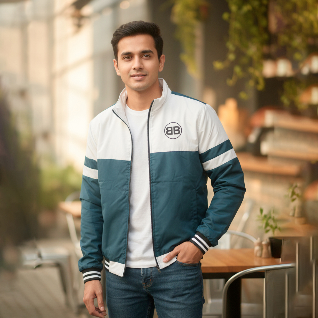 White & Navy – Front